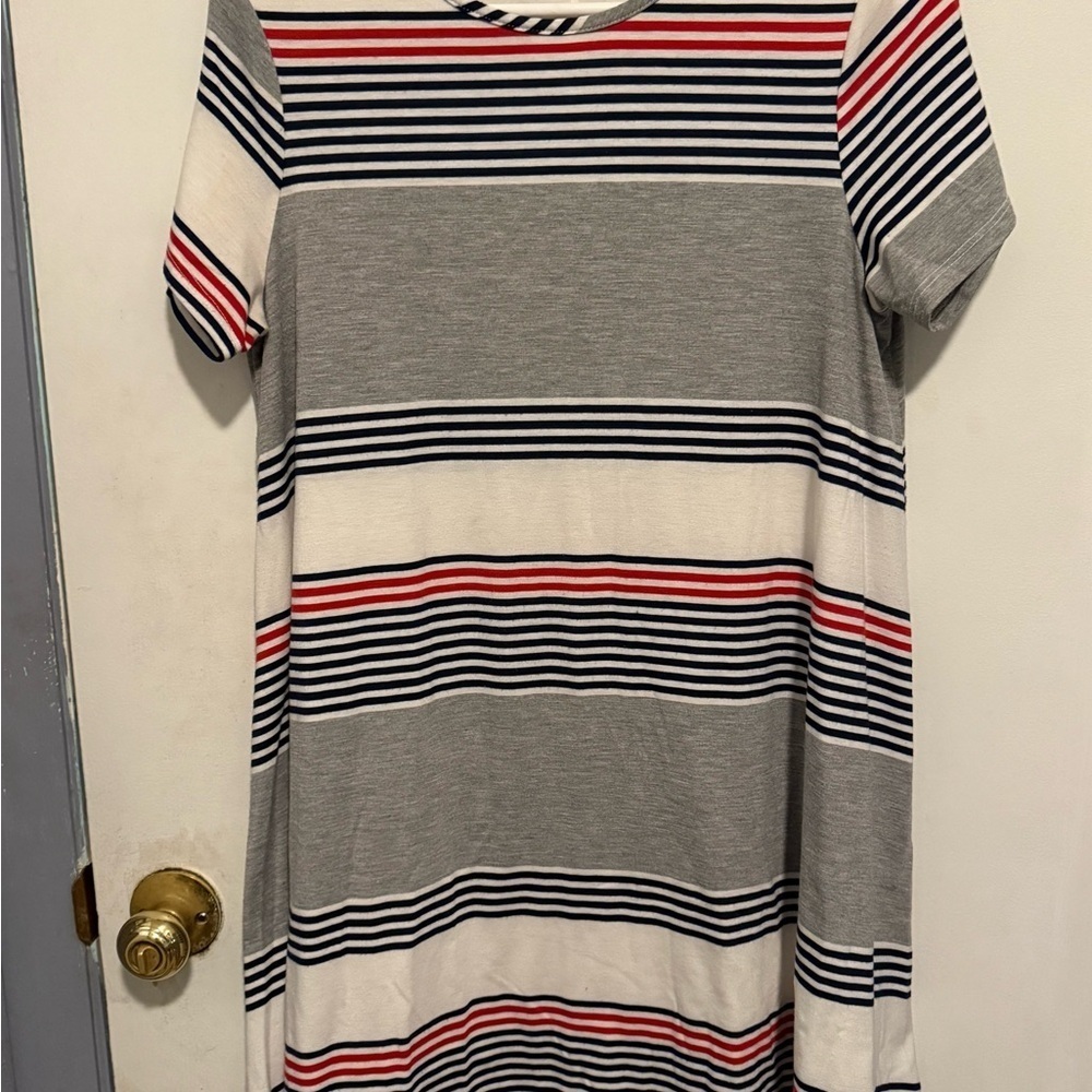 Show Me Your Mumu Striped Short Sleeve dress